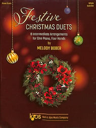 Festive Christmas Duets piano sheet music cover Thumbnail